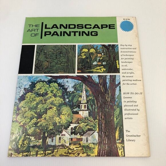 A Grumbacher Art Library Book "The Art of Landscape Painting" 1975, B-378 - Picture 10 of 10